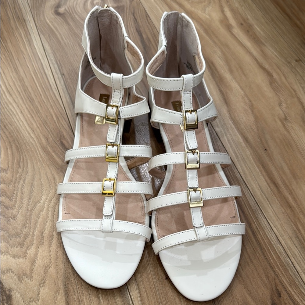 Louise et cie White Strappy Sandals